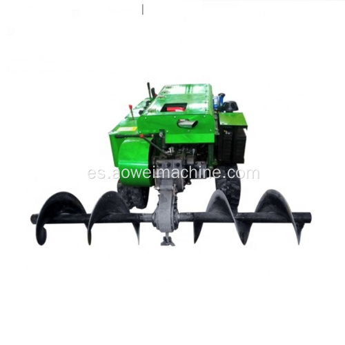 Tractor móvil teledirigido multifuncional rotatorio agrícola que zanja el timón del acanalado